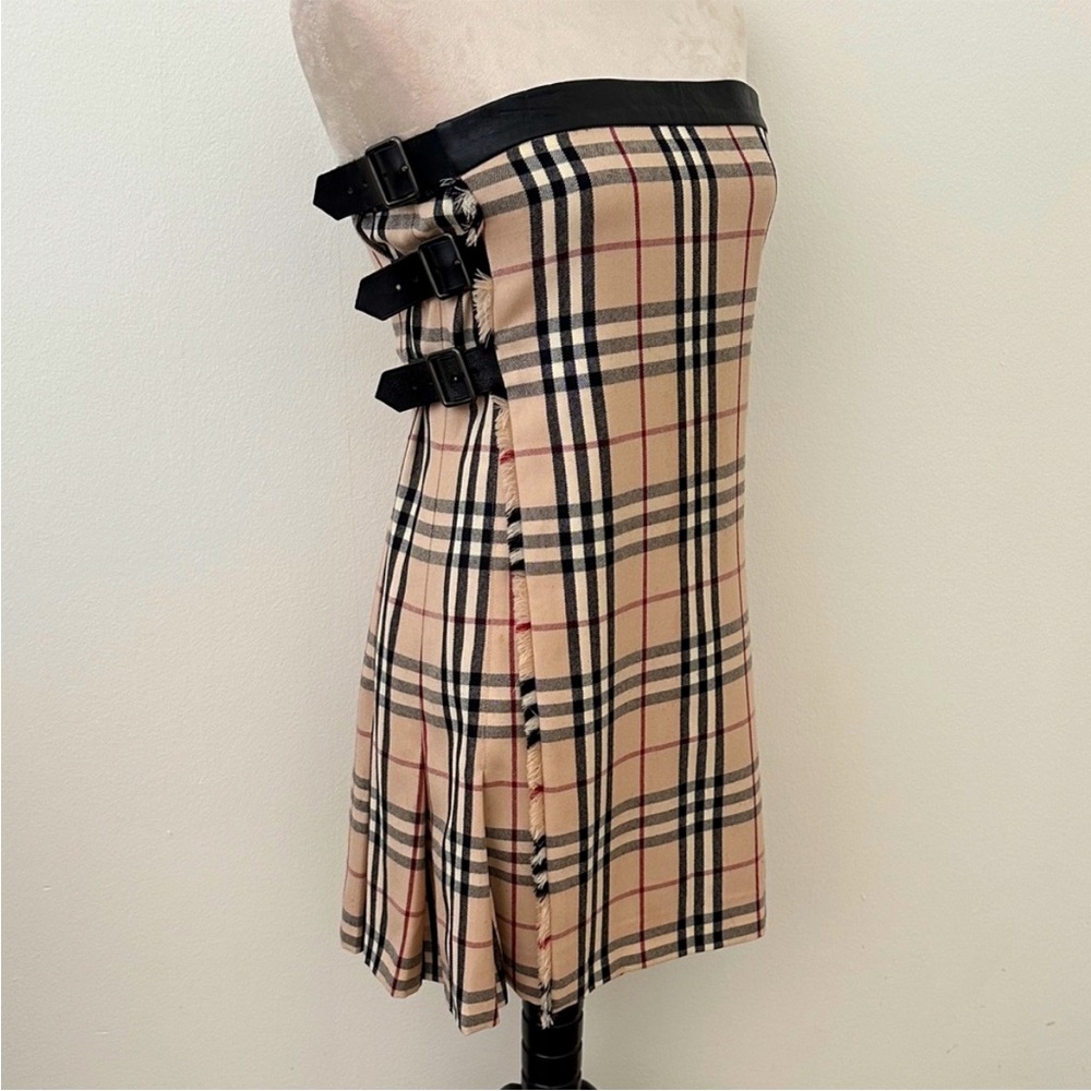 Burberry Classic Black/ Beige Check Mini with Leather Straps